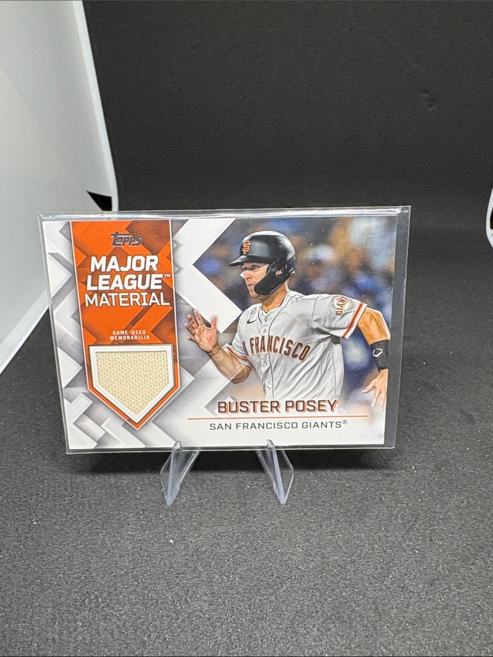 Topps Major League Material Buster Posey Card - Memorabilia